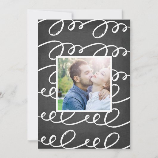 Tux en jurk koppels bruiloft douche uitnodiging (Achterkant)