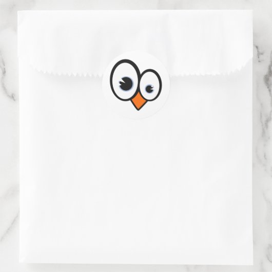 Tux Eyes Linux Penguin Sticker (Tas)