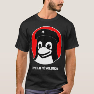 Tux Guevara (donker) - Vive la Rgovolution T-shirt