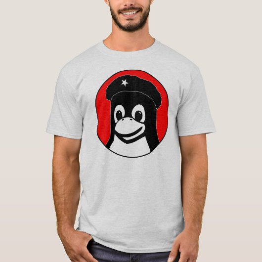 Tux Guevara (licht) T-shirt (Voorkant)