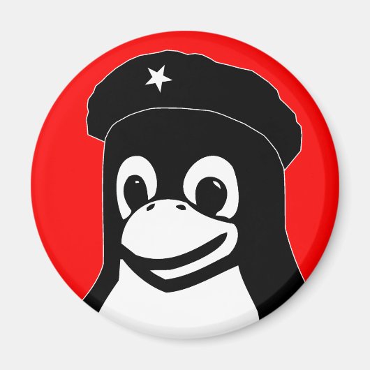 Tux Guevara Magneet (Voorkant)