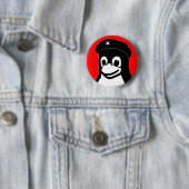 Tux Guevara Ronde Button 5,7 Cm (In situ)