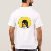 Tux in je zak t-shirt (Achterkant)