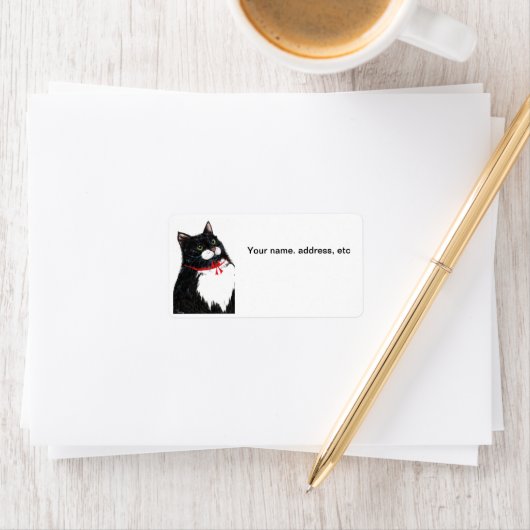 Tux-label Etiket (Insitu)