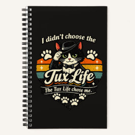 Tux Life koos mij Grappige Kat Notitieboek