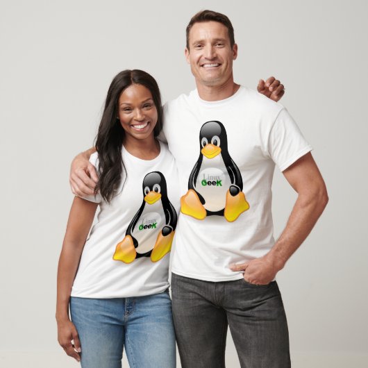 Tux Linux Geek T-shirt (Unisex)