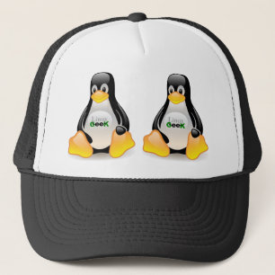 Tux Linux Geek Trucker Pet