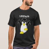 Tux Linux Leenux Penguin Nerd Computer Freak Hacke T-shirt (Voorkant)