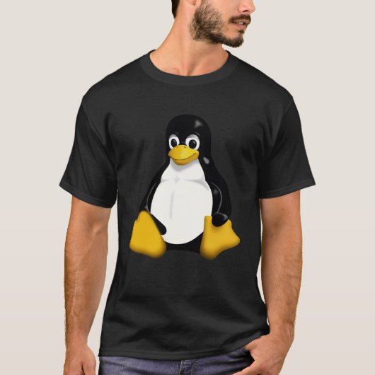 Tux Linux Penguin T-shirt (Voorkant)