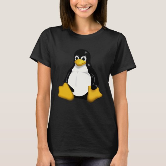 Tux Linux Penguin T-shirt (Voorkant)