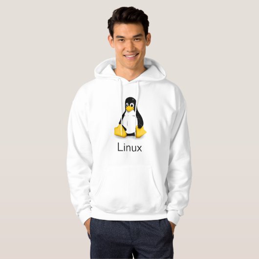 Tux Linux-Shirt Hoodie (Voorkant volledig)