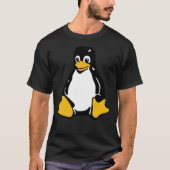 Tux Mascot T-Shirt Penguin Linux Classic T-Sh (Voorkant)