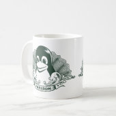 Tux Penguin - (Linux, Open Source, Copyleft, FSF) Koffiemok (Voorkant links)