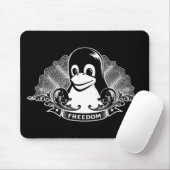 Tux Penguin - (Linux, Open Source, Copyleft, FSF) Muismat (Met muis)