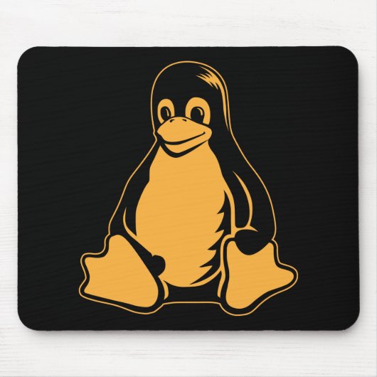 Tux Penguin - (Linux, Open Source, Copyleft, FSF) Muismat (Voorkant)