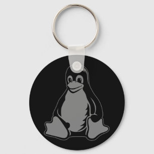 Tux Penguin - (Linux, Open Source, Copyleft, FSF) Sleutelhanger