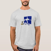 Tux the Linux Penguin Gets Medieval T-shirt (Voorkant)