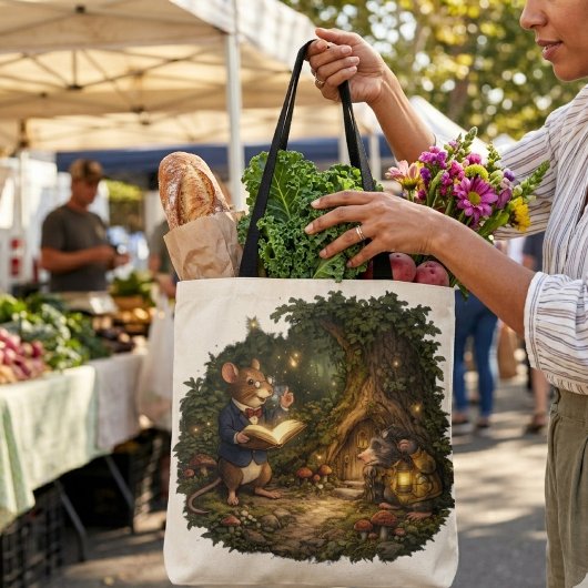Tux & Twitch Discover the Hidden Door Tote Bag