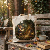 Tux & Twitch Discover the Hidden Door Tote Bag