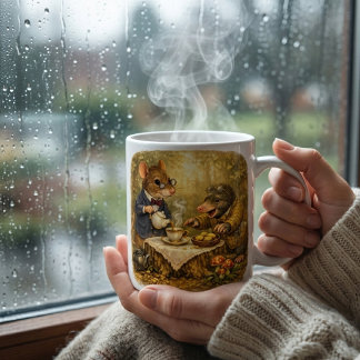 Tux & Twitch Woodland Tea Time Koffiemok