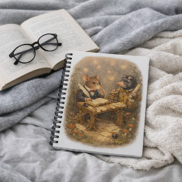 Tux & Twitch Woodland Writing Desk Notitieboek