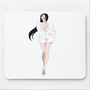 Tux White Mousepad Muismat