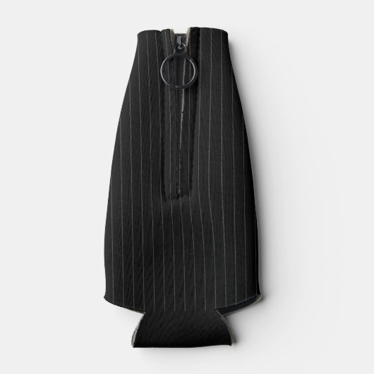 Tuxedo Afbeelding, rode Tartan Dickybow, grijze re Flesjeskoeler (Achterkant)