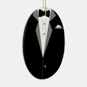 Tuxedo Art Keramisch Ornament (Rechts)