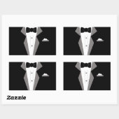 Tuxedo Art Rechthoekige Sticker (Vel)