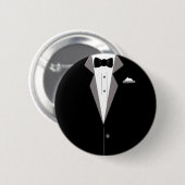 Tuxedo Art Ronde Button 5,7 Cm (Voorkant /achterkant)