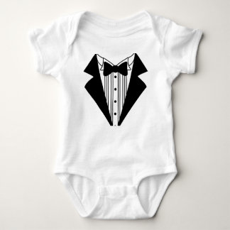 Tuxedo Baby creeper Romper