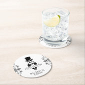 Tuxedo Bachelor Party Ronde Kartonnen Onderzetter (Insitu)