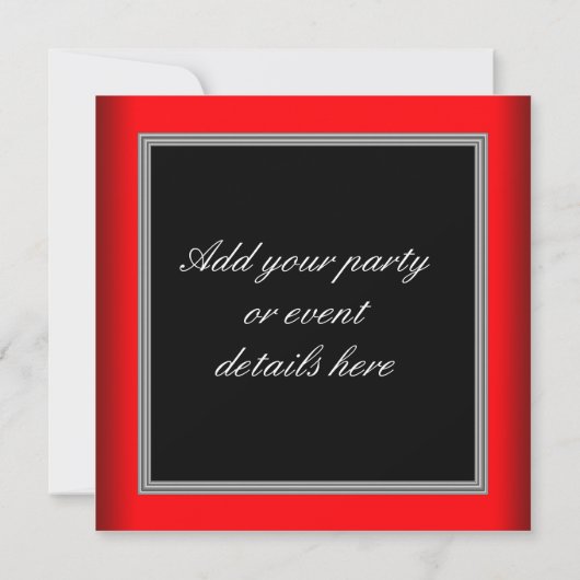 Tuxedo Baljurk Zwart Galajapon Zwart Wit Feest Uit Kaart (Achterkant)