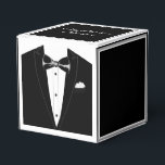 Tuxedo Bedankdoosjes<br><div class="desc">Dit smoking ontwerp is geweldig voor degenen die op zoek zijn naar formele geschenken. Gebruik voor bruidegoms,  cadeaus,  vrijgezellen- en verlovingsfeesten en andere belangrijke feesten. Wijzig het bericht in de aangepaste sectie.</div>