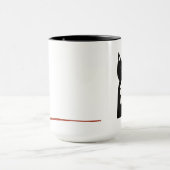 Tuxedo Black and White Cat and Ball of Yarn Mok (Midden)