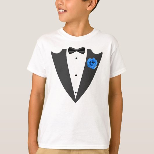 Tuxedo Black and white T-Shirt (Voorkant)