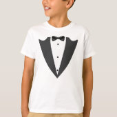 Tuxedo Black and white T-Shirt (Voorkant)