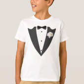 Tuxedo Black and white T-Shirt (Voorkant)