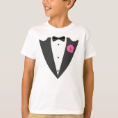 Tuxedo Black and white T-Shirt (Voorkant)