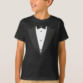 Tuxedo Black and white T-Shirt (Voorkant)