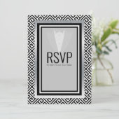 Tuxedo Black, Silver and White, v.p. Aankondiging (Staand voorkant)