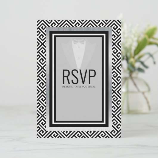 Tuxedo Black, Silver and White, v.p. Aankondiging (Staand voorkant)