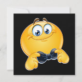 Tuxedo Black Stropdas Event INVITATION Kaart (Voorkant)