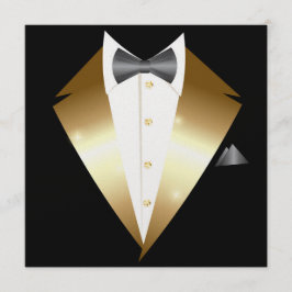 Tuxedo Black Tie Evenement UITNODIGING