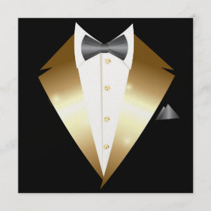 Tuxedo Black Tie Evenement UITNODIGING