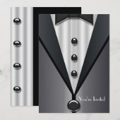Tuxedo Black Tie Formele Evenement Kaart (Voorkant / Achterkant)