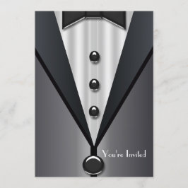 Tuxedo Black Tie Formele Gebeurtenis Kaart
