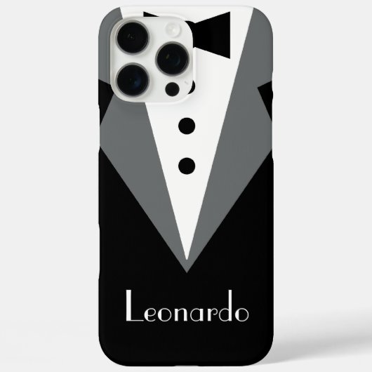 Tuxedo Black Tie Persoonlijk Case-Mate iPhone Case (Achterkant)