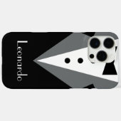 Tuxedo Black Tie Persoonlijk Case-Mate iPhone Case (Achterkant (horizontaal))