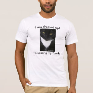 Tuxedo Black & White Cat T-Shirt